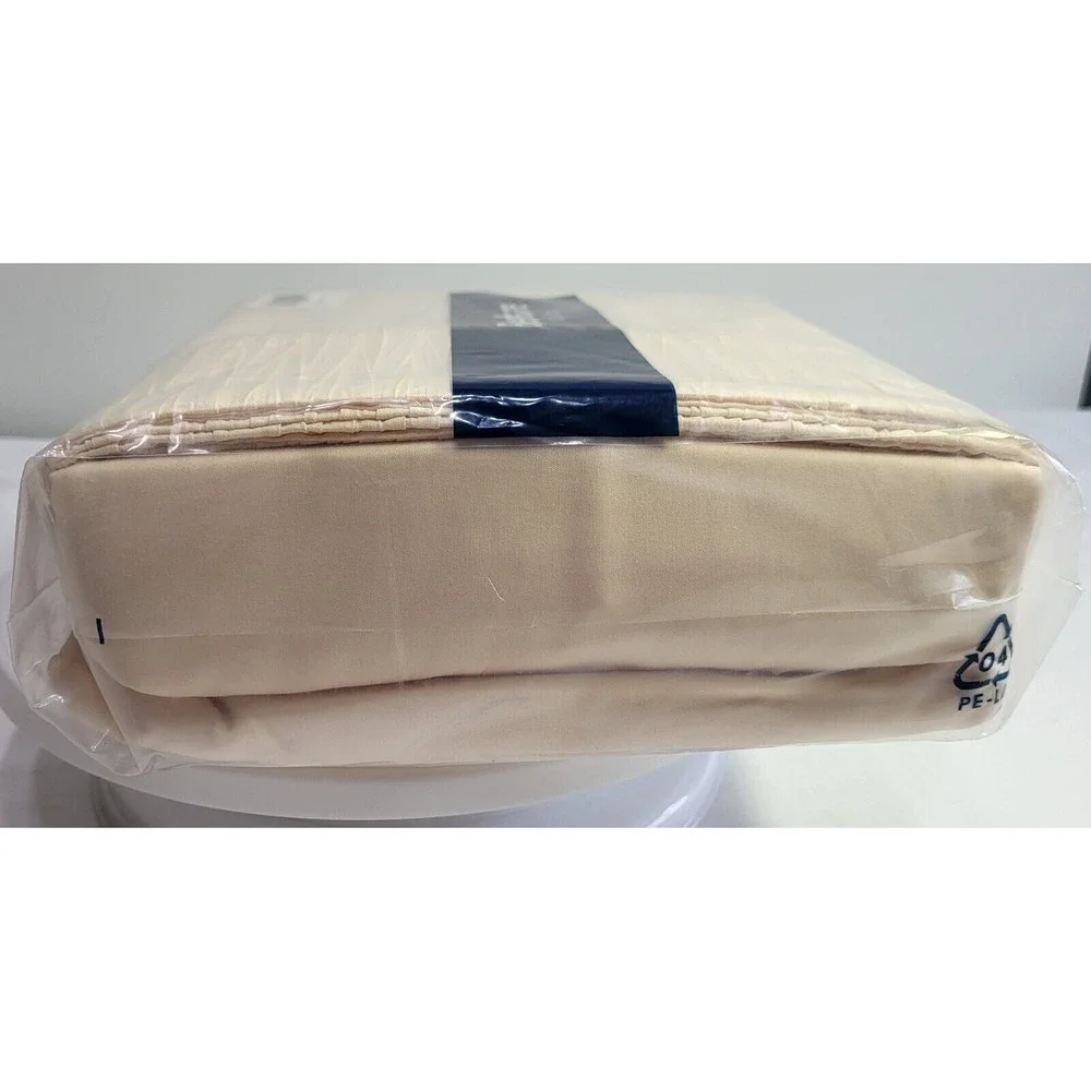 New Sealed Bedsure Get Cozy Bedroom Cream Sheet Set Plain Queen 90 x 102